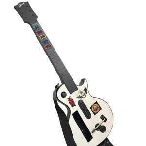 Les Paul Gibson Wii Guitar Hero in white working